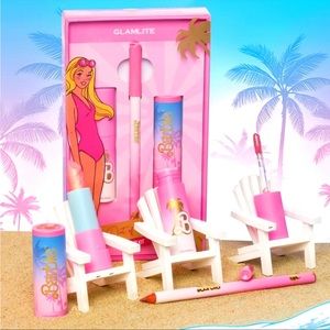 NIB Glamlite Barbie Out of Office Lip Kit